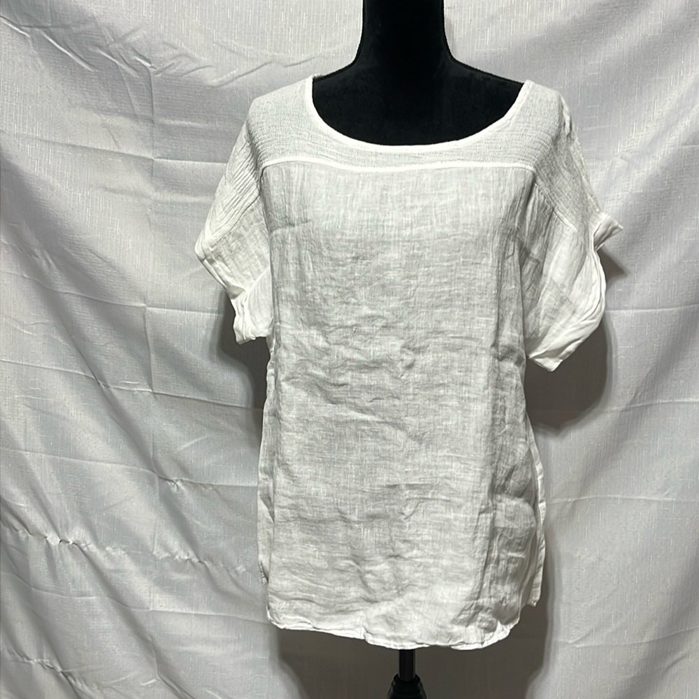 Puro Lino Linen Top NWT